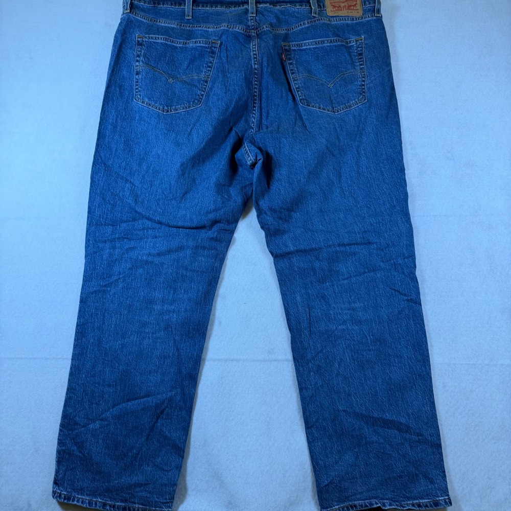 Levis 541 Athletic Taper Mens Blue Denim Jeans 44x30 Medium Wash 5-Pocket - Picture 2 of 5